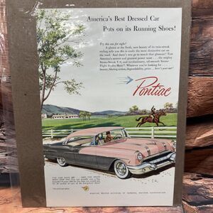 1955 Pontiac Star Chief Chieftain America's Best Dressed Car Original Print Ad